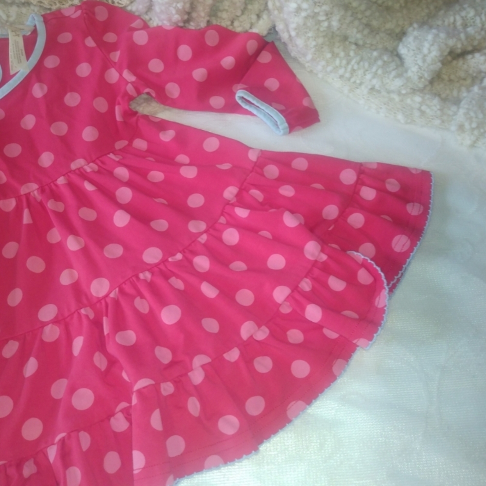 Matilda Jane Pink Pleated Ruffled Sundress - Picture 4 of 6
